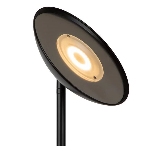 Lucide ZENITH - Floor lamp - LED Dim. - 1x20W 3000K - Black - detail 2